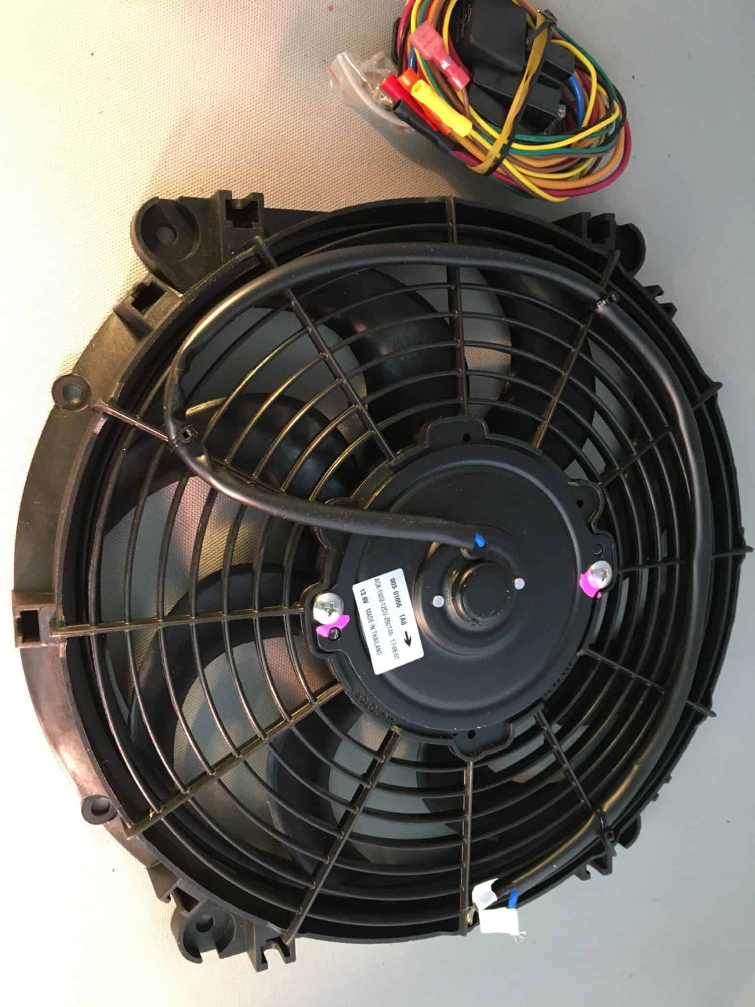ford excursion electric fan conversion